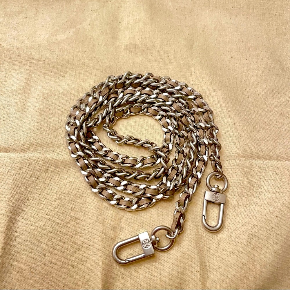 Tory Burch removable crossbody bag chain 23.5”